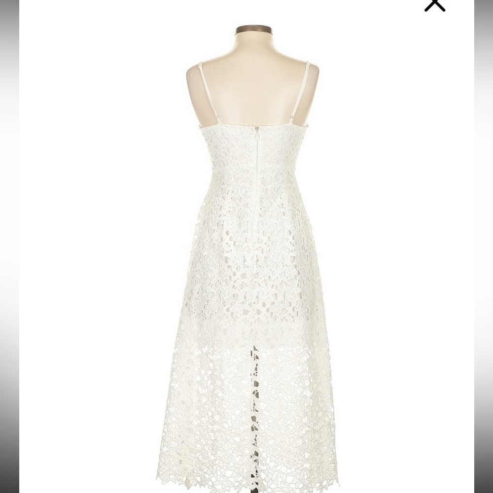 Astr Ivory Lace Dress